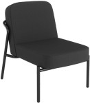 PAPERFLOW Outdoor-Besuchersessel MEDSO RUND S, anthrazit