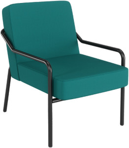 PAPERFLOW Outdoor-Besuchersessel MEDSO KLASSIK M, blau