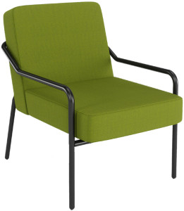 PAPERFLOW Outdoor-Besuchersessel MEDSO KLASSIK M, blau