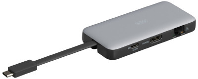 DIGITUS Station d'accueil de voyage, USB-C, 7 ports