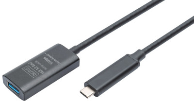 DIGITUS Câble de rallonge actif USB 3.2 Gen2, 5 m