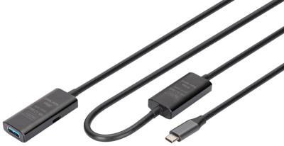 DIGITUS Câble de rallonge actif USB 3.2 Gen1, 10 m