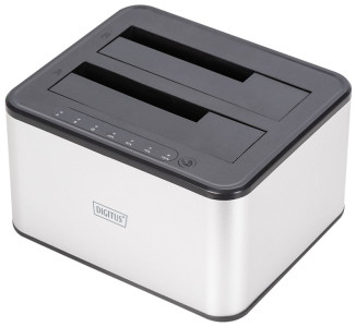 DIGITUS Station d'accueil USB 3.0 Duale SATA HDD 2,5