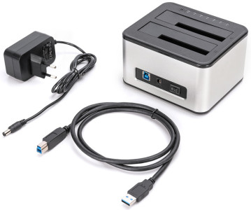 DIGITUS Station d'accueil USB 3.0 Duale SATA HDD 2,5