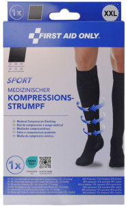 FIRST AID ONLY Kompressions-Strumpf SPORT, kniehoch, M