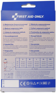 FIRST AID ONLY Kompressions-Strumpfhose, M, schwarz