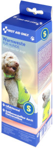 FIRST AID ONLY Hunde-Warnweste mit Pfoten-Print, gelb, L