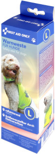FIRST AID ONLY Hunde-Warnweste mit Pfoten-Print, gelb, L