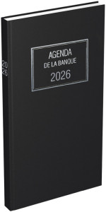 LECAS Agenda de la Banque Long 2026, 150 x 340 mm, 2 volumes