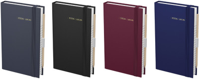 LECAS Agenda journalier Chantier, 2026, 90 x 150 mm, assorti