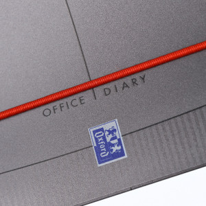 Oxford Agenda semainier Office, 210 x 297 mm, 2026, gris