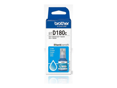 Brother BTD180C Bouteille d'encre cyan originale Brother 5000 pages