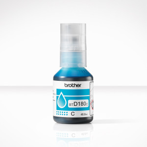 Brother BTD180C Bouteille d'encre cyan originale Brother 5000 pages