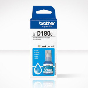 Brother BTD180C Bouteille d'encre cyan originale Brother 5000 pages