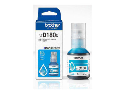 Brother BTD180C Bouteille d'encre cyan originale Brother 5000 pages