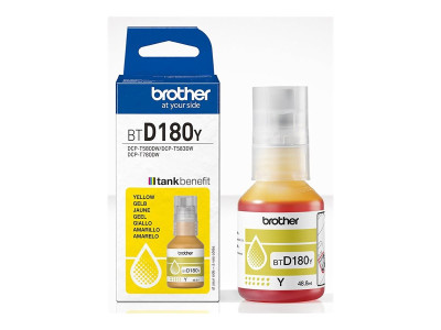 Brother BTD180Y - Jaune - original - recharge d'encre - pour Brother DCP-T580DW