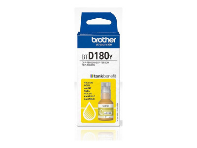 Brother BTD180Y - Jaune - original - recharge d'encre - pour Brother DCP-T580DW