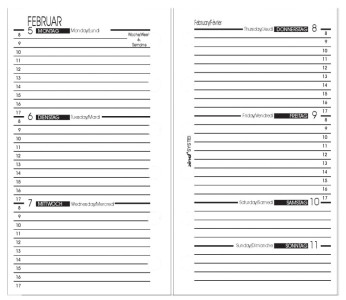 bind Recharge 2026 pour agenda bind A7, modèle 17501