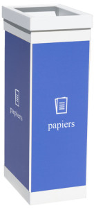 PAPERFLOW Collecteur pour tri sélectif verre, blanc
