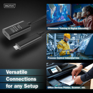 DIGITUS Câble de rallonge actif USB 3.2 Gen1, 5 m