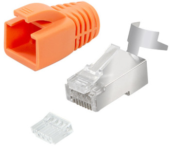 LogiLink Modulares RJ45-Steckverbinder-Set Kat. 6A & Kat. 7