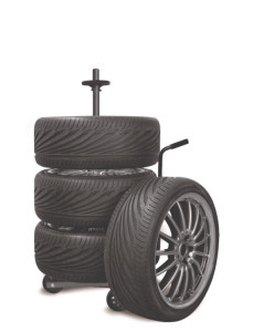 GOODYEAR KFZ-Felgenbaumwagen, für 4 Reifen/Felgen