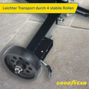 GOODYEAR KFZ-Felgenbaumwagen, für 4 Reifen/Felgen