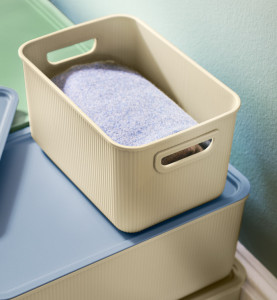 NHG Couvercle pour boîte AKITA STORAGE S, beige clair