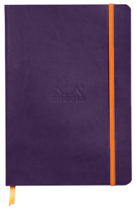 RHODIA Carnet souple RHODIARAMA, A5, quadrillé, aubergine
