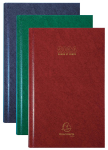 EXACOMPTA Agenda Carré Euro/Cents, 135 x 210 mm, 2026, noir