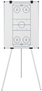 Bi-Office mobiles Flipchart Kyoto, Fußballfeld, 900 x 600 mm