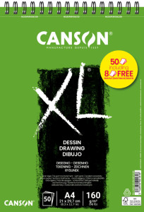 CANSON Bloc à croquis et études XL DESSIN Promo, A5