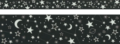 HEYDA Deko-Klebeband Glow in the dark, Theken-Display