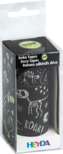 HEYDA Deko-Klebeband Glow in the dark, Theken-Display