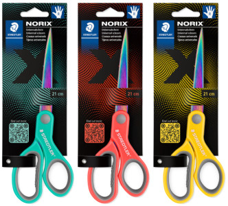 STAEDTLER Ciseaux NORIX, bouts pointus, longueur: 210 mm