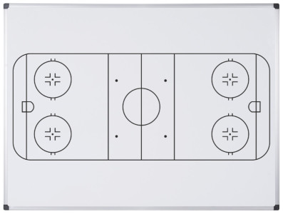 Bi-Office Weißwandtafel Eishockeyfeld, A4
