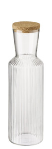APS Carafe en verre LINES, 1,5 litre, transparent