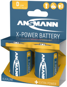 Fin de série : Pile alcaline ANSMANN « X-Power », mono D