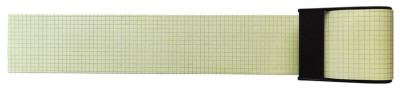 Rouleau de notes autocollantes RNK Verlag avec distributeur, à carreaux, jaune pastel