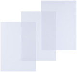 pavo Plats de couverture, A4, PP, 0,30 mm, transparent mat pavo Plats de couverture, A4, PP, 0,30 mm, transparent mat