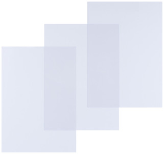 pavo Plats de couverture, A4, PP, 0,30 mm, transparent mat