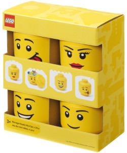 LEGO Set de mini-boîtes en forme de tête STORAGE HEAD