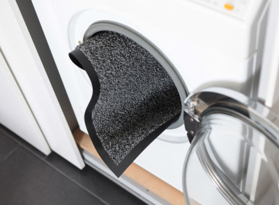 miltex Schmutzfangmatte EAZYCARE WASH, 600 x 850 mm, schwarz