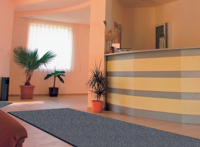 miltex Schmutzfangmatte EAZYCARE WASH, 600 x 850 mm, schwarz