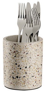 APS Besteckbehälter TERRAZZO, Beton, beige