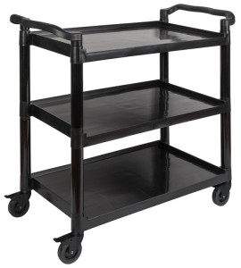 APS Servier-/Transportwagen, 3 Etagen, Edelstahl/PP