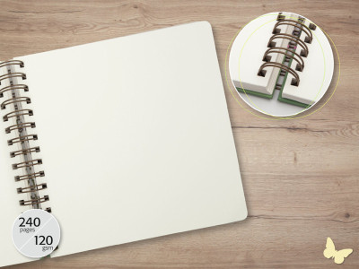 sigel Carnet spirale Jolie Inspire Square 