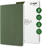 sigel Carnet de notes Re-Up, A5, quadrillé, vert mousse sigel Carnet de notes Re-Up, A5, quadrillé, vert mousse