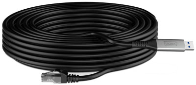 DIGITUS Câble Ethernet USB 3.2, USB-A - RJ45 mâle, 15 m