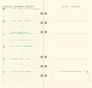EXACOMPTA Recharge pour organiseur 